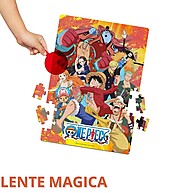 Quebra-Cabeça One Piece 100 Peças: Diversão com Lente Mágica! - imagem 2