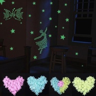 50 Adesivos 3D Estrelas Brilhantes no Escuro - Decoração Mágica para Teto e Parede - imagem 5