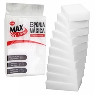 Kit 10 Esponjas Mágicas Tira Manchas - Limpeza Sem Esforço com Água - imagem 1