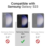 JETech Capa Magnética para Samsung Galaxy S23 5G (6.1") - MagSafe, Fosca Translúcida e Anti-Choque (Preto) - imagem 3