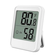 Termômetro digital higrômetro com indicador de conforto, traseira magnética e suporte para casa, quarto de bebê, escritório, estufa - imagem 1