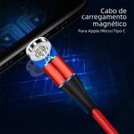 Cabo Magnético 3x1: Carga Rápida 5A! - imagem 3