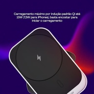 Carregador Veicular Magnético Geonav 15W: Carga Rápida e Fácil para seu Smartphone - imagem 5