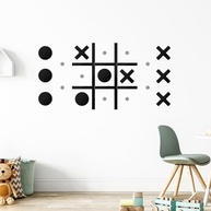 Jogo da Velha Magnético para Parede - Decoração e Diversão para Casa e Escritório - imagem 2