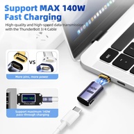 Cabo USB-C Magnético 140W: Carregue Rápido e Transfira Dados! - imagem 2