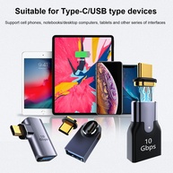Adaptador USB-C Magnético 10Gbps: Carregue Rápido! - imagem 2