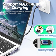 Adaptador USB-C Magnético 140W: Carga Rápida e Dados! - imagem 2