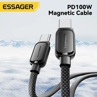 Cabo USB-C Magnético Essager 100W: Carregamento Turbo! - imagem 2