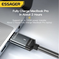 Cabo USB-C Magnético 100W Essager: Carregamento Turbo! - imagem 2