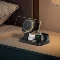 Carregador Wireless Magnético: Base + Suporte iPhone - imagem 2