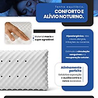 Adeus Ronco e Dores: Kit 2 Travesseiros Magnéticos - imagem 1