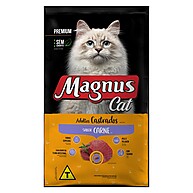 Magnus Castrados: Ração Gatos Carne 1kg - imagem 1