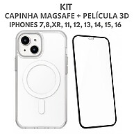 Magsafe: Capa + Película 3D Anti-Impacto - imagem 1