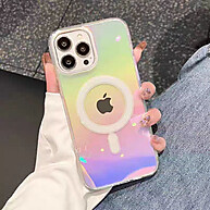Capa iPhone 16 Transparente com Gradiente - Anti-Amarela e MagSafe - imagem 1