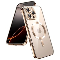 JETech Capa Transparente MagSafe para iPhone 16 Pro Max 6.9" - Proteção Total da Câmera e Design Galvanizado (Titânio-Deserto) - imagem 1