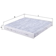 Filtro de Ar da Cabine MAHLE LAK 1123: Ar Puro e Conforto para Seu Veículo - imagem 3