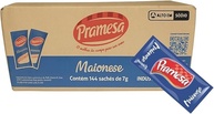 Maionese Pramesa Sachê 7g Caixa C/ 144 Unidades - imagem 1