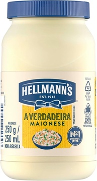 Hellmann´s Maionese Tradicional 250G - imagem 1