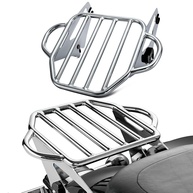 Bagageiro Destacável Cromado MoKitDora para Harley Touring 2009+ | Road King, Street Glide e mais - imagem 1