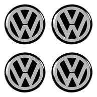 Jogo 4 Emblemas Resinadas 48mm para Calota VW Gol, Fox, Voyage, Saveiro e Mais - imagem 2
