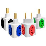 Kit 3 Adaptadores Tomada Benjamin Cubo 3D: Mais Energia e Organização! - imagem 3