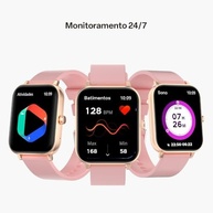 Smartwatch Multi L2 Rose: Tela 1.83" IP67, Bluetooth, Saúde e Mais - imagem 5