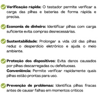 Testador Digital de Baterias BT-168 Pro: Analise Pilhas Alcalinas, Recarregáveis e Mais! - imagem 4