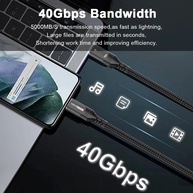 CYANMI USB4: Cabo 240W Turbo para iPhone 15 & Mais! - imagem 3
