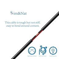 Cabo Extensor CC SIM&NAT 2.1x5.5mm (16,5 Pés) - Conexão Segura para Câmeras, Fitas LED e Mais! - imagem 5