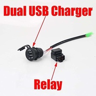 Carregador USB Duplo para Moto com Relé - Versys, Ninja e Mais - imagem 3