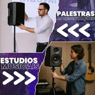 Suporte Pedestal Tripe Universal para Caixas de Som JBL, Mondial, Amvox e Mais - Profissional e Estável - imagem 4