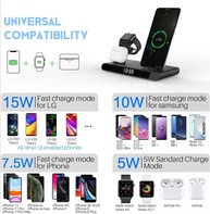Carregador Wireless 3 em 1: Relógio, Celular e Mais! - imagem 4