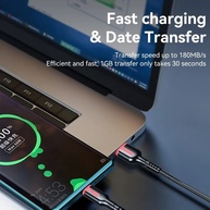 Cabo USB-C 66W: Carregamento Turbo para iPhone e Mais! - imagem 4