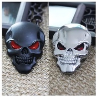 2 Adesivos Metal 3D Caveira: Dê um Upgrade Ousado no seu Carro, Moto, Celular e Mais! - imagem 3