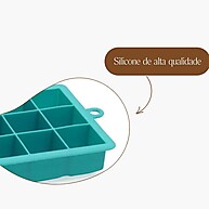 Forma de Silicone 15 Cubos: Gelo, Chocolate e Mais! - imagem 2