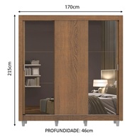 Guarda Roupa Casal Mônaco: Espelhos e Mais! - imagem 2