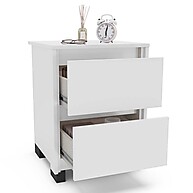 Mesa de Cabeceira Coimbra: 2 Gavetas e Mais! - imagem 2
