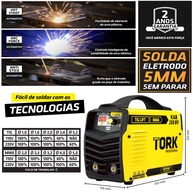 Inversor Solda 250A Tork: Alumínio, Inox e Mais! - imagem 2