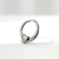 Piercing Titânio Argola Coração: Helix, Septo e Mais! - imagem 2