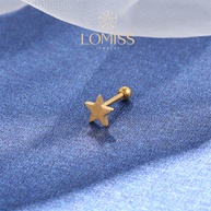 Piercing Aço Cirúrgico Estrela: Helix, Tragus e Mais! - imagem 2