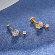Piercing Titânio Flor: Helix, Tragus e Mais! - imagem 2
