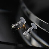 Piercing Bioflex Zircônia: Helix, Tragus e Mais! - imagem 2