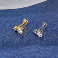 Piercing Titânio Estrela Zircônia: Helix, Tragus e Mais! - imagem 2
