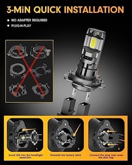 Lâmpadas LED FAHREN H7: 900% Mais Brilho, 6500K Branco Frio, Plug & Play - imagem 5