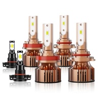 Kit 6 Lâmpadas LED 800% Mais Brilho para Chevy Silverado 1500/2500HD (2007-2015) - Farol Alto/Baixo - imagem 2