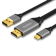 Cabo HDMI para USB-C 2m 4K@60Hz com Alimentação: Conecte seu MacBook, Surface e Mais! - imagem 2