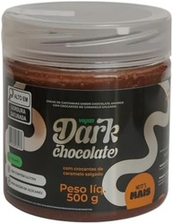 Creme de Castanhas Vegan Protein Dark Chocolate Nutts Mais (500g) - imagem 1
