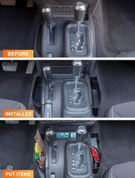Organizador de Console Savadicar GT-3 para Jeep Wrangler JK: Mais Espaço e Estilo Off-Road - imagem 5
