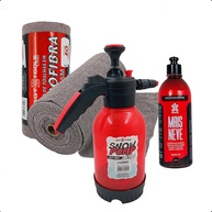 Kit Completo Limpeza Automotiva Feron: Snow Pump 3 em 1, Microfibra 200GSM e Shampoo Mais Neve - imagem 1