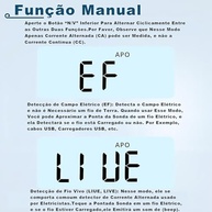 Caneta Multímetro Digital Inteligente 1.5V: Detector de Tensão e Mais - imagem 4